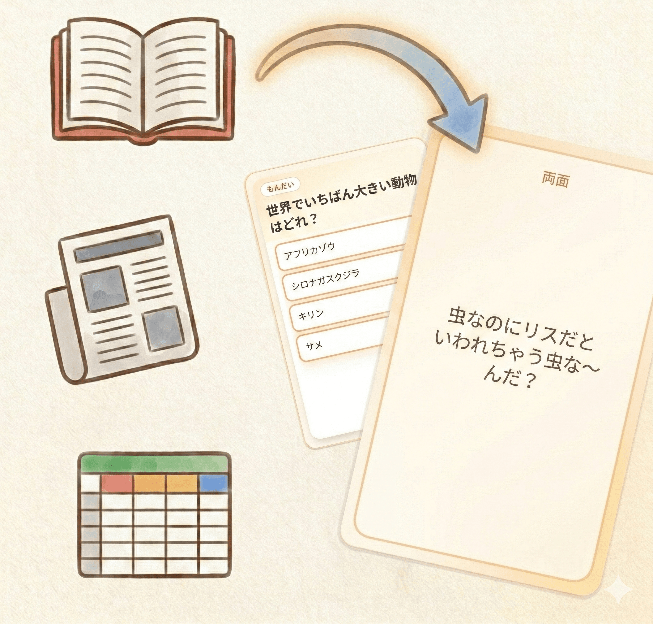 AI問題作成イメージ